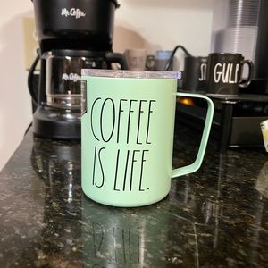 Rae Dunn Coffee is Life Tumbler